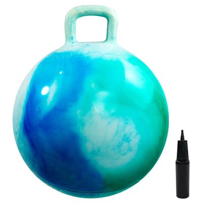 EVERICH TOY Hopper Ball, Clouds Hopping Toys for Kids, 22 Inch Bouncy Ball with Handle, Inflatable Bouncing Hoppity Hop Toys for Boys and Girls Gifts
