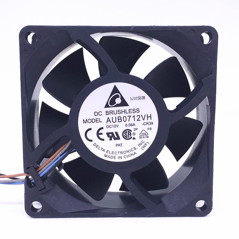 for AUB0712VH 12V 0.56A 707025mm Cooling Fan