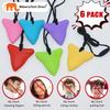 Chew Necklace for Kids Adults, Silicone Chew Toys for Kids Boys Girls with Anxiety Autism ADHD SPD Needs, Autism Sensory Necklaces for Chewing - 6 Pack view 3
