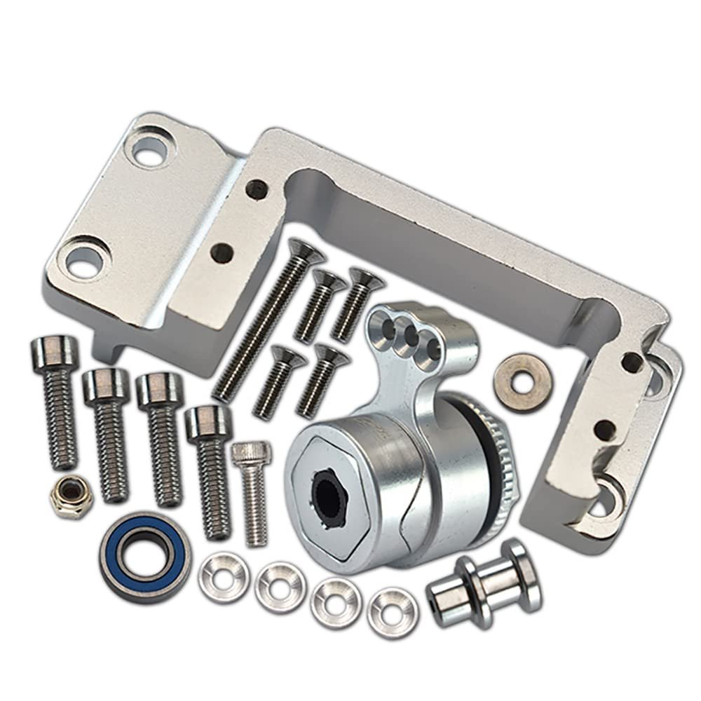 GPM for ARRMA 1/5 KRATON 8S Aluminum Alloy Steering Gear Base+25T Spring Relief Steering Gear Arm Set