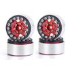 1/24 RC Wheel Rims 1.0 Beadlock Aluminum Wheels for Axial SCX24 Deadbolt AXI90081 Gladiator JLU CRC (Red) view 1