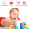 Waenerec 3pcs Wooden Mallet Toy Hammer Simulation Wooden Hammers Small Plastic Toddler Fake Hammer Portable Maintenance Kids Tools Toys Pretend for Boys Girls view 3