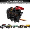 EPINON for AXIAL SCX24 Servo Metal Gear EMAX RC Servo Steering Servo with Servo Mount Bracket and Arm SCX24 Upgrade Parts (Red) view 2
