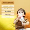 Bunny White Bunny rattles Toy for Young Children, Handmade Woolen Toy with Strict Quality Testing Process, Usable as House Decoration (White Bunny Rattles) view 4