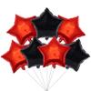 18 Inch Red Black Star Shape Foil Balloon,10pcs Mylar Helium Balloons Star Balloons for Party Decoration view 1