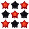 18 Inch Red Black Star Shape Foil Balloon,10pcs Mylar Helium Balloons Star Balloons for Party Decoration view 3