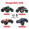 HobbyPark PreGlued Mounted 12mm Hex Hubs RC Truck Tires and Wheels 2.8 Tires with Foam Inserts for Traxxas Rustler Stampede Hoss 4x4 Redcat RC Monster Truck Set of 4 (128x67mm(HxW)) view 3