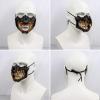 Halloween Japanese Half Mask - Tiger Mask,Ye Dragon God Black Bone Masks, Resin Skull Scary Horror Ninja Mask Costume Props view 4