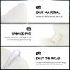 TOYANDONA Fox Masks, 2pcs White Paintable Masks Blank DIY Animal Dress Up for Masquerade Halloween Cosplay Costume view 3