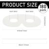 Vinsot 180 Pack Blank White Paper Masquerade Eye Masks Bulk with Elastic Ropes Pre-punched DIY Decorating Masks for Cosplay Carnival & Mardi Gras Parties, Costume Accessory, Photo Booth Props view 2