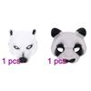 Abaodam Polar Bear Animal Mask 3D Face Mask for Halloween Party Dress up Kids Costume Prop Accessories 7.44X9.05 Inch view 2