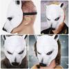 Abaodam Polar Bear Animal Mask 3D Face Mask for Halloween Party Dress up Kids Costume Prop Accessories 7.44X9.05 Inch view 3