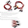 HTLNUZD 12 RC LED Lights New System Kit Simulation Flashing Lights, for 1/10 1/8 Scale Remote Control Models Car Truck Crawler HSP HPI AXIAL RC4WD Traxxas Lighting Accessory view 3