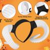 TOYANDONA Sheep Horn Headband Lightweight Horn Hair Hoop for Cosplay Party Performance and Photo Props view 3