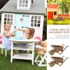 Zerodeko Miniature Wheelbarrow Simulation Cart Model 3.54X1.57X1.57In Mini Cart Ornament for Dollhouse Accessories Micro Landscape Decorations Home Desk Display view 3