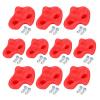 10PCS Textured Rock Climbing Stone Rocks Wall Stones Kids Assorted Kit DIY Rock Wall for Kids (Red),Plastic Climbing Stone, Plastic Climbing Stone, 10PCS Textured Rock ClimbiClimbing Stone Plast view 1