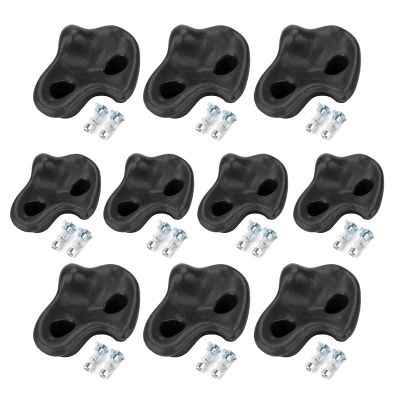 10PCS Textured Rock Climbing Stone Rocks Wall Stones Kids Assorted Kit DIY Rock Wall for Kids (Black),Plastic Climbing Stone, Plastic Climbing Stone, 10PCS Textured Rock ClimbiClimbing Stone Pla
