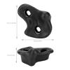 10PCS Textured Rock Climbing Stone Rocks Wall Stones Kids Assorted Kit DIY Rock Wall for Kids (Black),Plastic Climbing Stone, Plastic Climbing Stone, 10PCS Textured Rock ClimbiClimbing Stone Pla view 4