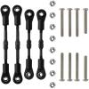 HobbyMarking 1/10 RC Car Adjustable Steering Turnbuckle Camber Linkage Rod Set for Tamiya TT-02B Chassis Hop-up Upgrade Parts view 1