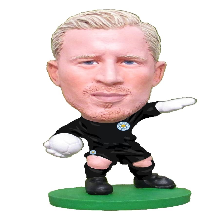 SoccerStarz Leicester Kasper Schmeichel City FC Home Kit (New Classic)