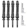 4Pcs Rear Drive Shaft, ShareGoo Transmission Axle Rear Slash CVD Driveshaft Compatible with Traxxas Slash 4X4 Nitro Rustler VXL Stampede 4X4 1/10 RC Car Truck view 1