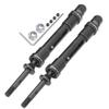 4Pcs Rear Drive Shaft, ShareGoo Transmission Axle Rear Slash CVD Driveshaft Compatible with Traxxas Slash 4X4 Nitro Rustler VXL Stampede 4X4 1/10 RC Car Truck view 4