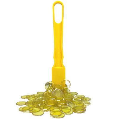 MR CHIPS Made in USA Magnetic Wand Plus 100 Bingo Chips Yellow