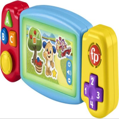 Fisher-Price Baby & Toddler Toy Laugh & Learn Gamer, Electronic Musical Learning Activity for Pretend Play Infants Ages 9+ Months