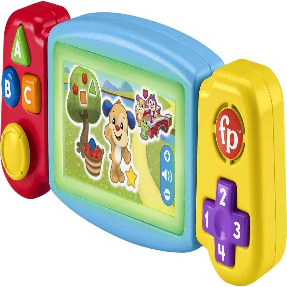 Fisher-Price Baby & Toddler Toy Laugh & Learn Gamer, Electronic Musical Learning Activity for Pretend Play Infants Ages 9+ Months