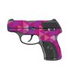 MightySkins Skin Compatible with Ruger LC9 9mm 3.12 Barrel - Pink Kaleidoscope | Protective, Durable, and Unique Vinyl Decal wrap Cover | Easy to Apply and Change Styles | Made in The USA view 1