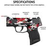 MightySkins Skin Compatible with Ruger LC9 9mm 3.12 Barrel - Pink Kaleidoscope | Protective, Durable, and Unique Vinyl Decal wrap Cover | Easy to Apply and Change Styles | Made in The USA view 2