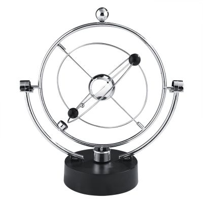 Craft Perpetual Motion Movement Swing Ball Celestial Body Movement Perpetual Motion Machine Orbital Motion Balls Home Office Desk Table Ornament Gift(A603)