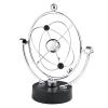 Craft Perpetual Motion Movement Swing Ball Celestial Body Movement Perpetual Motion Machine Orbital Motion Balls Home Office Desk Table Ornament Gift(A603) view 2