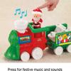 Fisher-Price Little People Toddler Toy Musical Christmas Train with Santa Elf & Reindeer Figures for Pretend Play Kids Ages 1+ Years view 2
