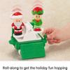 Fisher-Price Little People Toddler Toy Musical Christmas Train with Santa Elf & Reindeer Figures for Pretend Play Kids Ages 1+ Years view 3