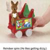 Fisher-Price Little People Toddler Toy Musical Christmas Train with Santa Elf & Reindeer Figures for Pretend Play Kids Ages 1+ Years view 4