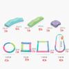 20PCS Kids Balance Stepping Stone Set, Indoor and Outdoor Sensory Training Balance Beam River Stone Toy, boy Girl Birthday Gift (Size : 10 PCS) view 2