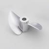 Model Boat Propeller 3.175mm 1/8" Shaft 2-Blades Aluminum Prop 33mm P1.4 Left Hand for RC Racing Boat Speed Mono Oval VEE Boat (Left Hand) view 3