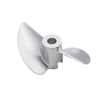 Model Boat Propeller 3.175mm 1/8" Shaft 2-Blades Aluminum Prop 34mm P1.4 Left Hand for RC Racing Boat Speed Mono Oval VEE Boat