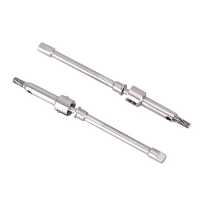 INJORA Steel 4mm Extended Dogbone Axle Shaft SCX24 Aluminum Axles ReplacementFront