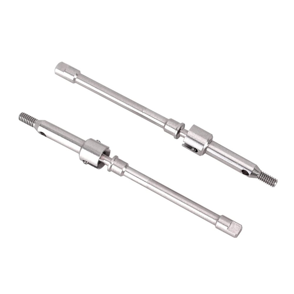 INJORA Steel 4mm Extended Dogbone Axle Shaft SCX24 Aluminum Axles ReplacementFront