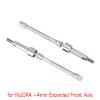 INJORA Steel 4mm Extended Dogbone Axle Shaft SCX24 Aluminum Axles ReplacementFront view 2