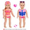 ebuddy 18 inch Doll Clothes and Accessories - Beach Themed Playsets Diving Suit (No Doll) view 3