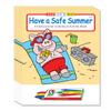 ZOCO  Have a Safe Summer Coloring Books (50 Bulk Pack, With Crayons)  End of School Year Activities for Kids view 1