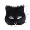Ibluelover Halloween Mask Animal Mask Half Face Animal Party Cat Masks Cosplay Costume Accessory for Halloween view 3