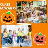36 Pcs Halloween Pumpkin Erasers Bulk Mini Pencil Erasers Kids Cute Eraser for Classroom Homework Rewards School Student Prizes Holiday Party Favors Decorations Orange view 4
