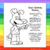 ZOCO  Gun Safety Coloring Books for Kids (50 Bulk Pack, With Crayons)  Police & Law Enforcement Educational Handouts  Games, Puzzles & Activities view 2