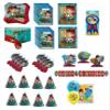 Jake and the Neverland Pirates Party Bundle includes Napkins, Table Cover, Loot Bags, Hats, Blowouts, Centerpiece, Banner, Invitations, Award, Balloons (Large Bundle for 16) view 1