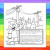 ZOCO  Electric & Utility Safety  Coloring Books (50 Bulk Pack, With Crayons)  Games, Puzzles, Activities for Kids view 3