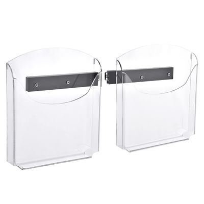 WinSpin Brochure Holder Dual Use 24 inches or 36 inches Prize Wheel Clear Acrylic for Display Stand Tradeshow